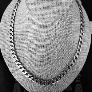 Mens Sterling SIiver Chain Necklace